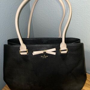 Kate Spade Black and Cream Tote Bag